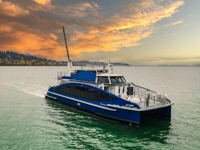 The first hydrogen-ferry in the US, SWITCH Maritime's SeaChange will begin operations in San Francisco in early 2024.
