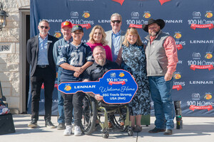 Helping A Hero and Lennar Present U.S. Army Staff Sergeant Travis Strong, USA (Ret.), an Amputee Injured in Iraq, with Keys to New Adaptive Home