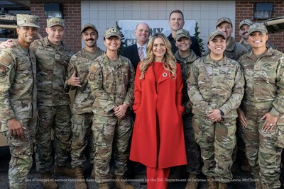 BILL ABBOTT, CANDACE CAMERON BURE, GABRIEL HOGAN AND GREAT AMERICAN MEDIA CELEBRATE REAL HEROES AT THE PREMIERE OF “MY CHRISTMAS HERO” AT JBLM IN WASHINGTON STATE