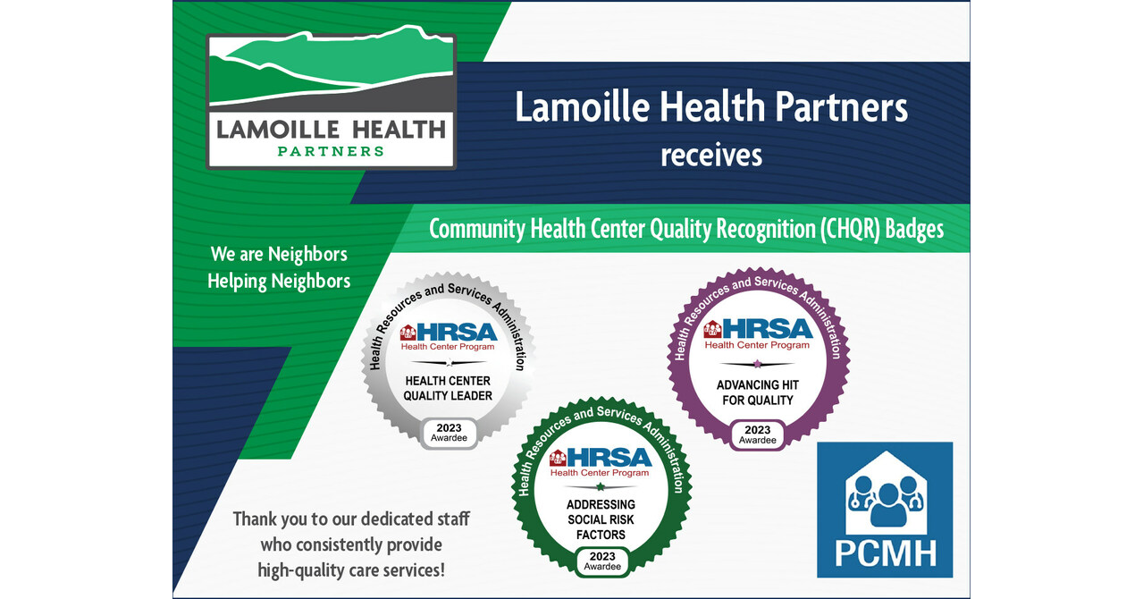 Lamoille Health Partners Achieves Top Honors in Clinical Quality