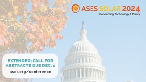 Submit Your Abstracts by December 1 for American Solar Energy Society's SOLAR 2024 Conference
