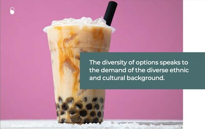The diversity of options speaks to the demand of the diverse ethnic and cultural background.