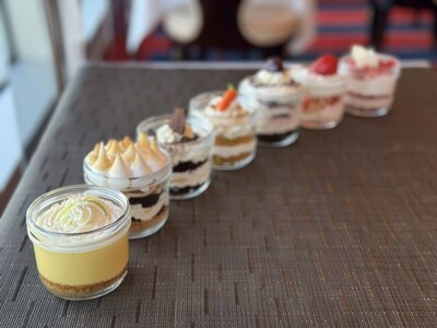 Served in LIdo Market, Holland America Line's mini-jar cakes are a bite-size take on the current trend of layered jar cakes. Debuting on board in time for National Cake Day Nov. 26, the selection of mini-jar cakes are available in seven flavors.