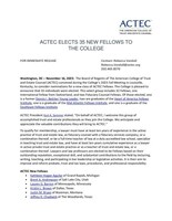 ACTEC Elects 35 New Fellows