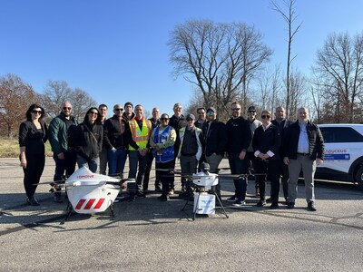 DRONE DELIVERY CANADA COMPLETES FIRST U.S. DEMONSTRATION WITH WEST MICHIGAN DRONE DELIVERY MMFP PILOT PROJECT (CNW Group/Drone Delivery Canada Corp.)