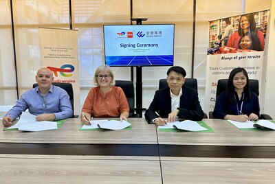 Signing ceremony between TotalEnergies ENEOS
and Kinpo Group