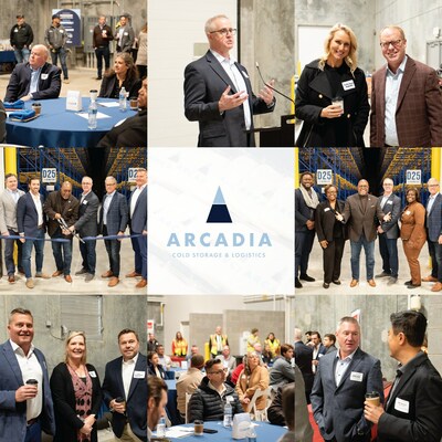 The Arcadia Team celebrated the grand opening of their Atlanta Cold Storage facility with local officials, guests and partners in Union City.