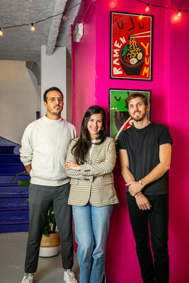 Malou co-founders Waad Toumi, Louiza Hacene and Victor Sage