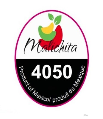 Malachita Brand Sticker (CNW Group/Public Health Agency of Canada)