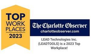 LEAD Technologies Inc. (LEADTOOLS) Named Charlotte Metro Area Top Workplaces 2023 Award Winner