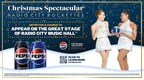 PEPSI IS GIVING NEW YORKERS THE CHANCE TO APPEAR ON THE GREAT STAGE OF RADIO CITY MUSIC HALL THIS HOLIDAY SEASON DURING THE CHRISTMAS SPECTACULAR STARRING THE RADIO CITY ROCKETTES