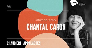 Chantal Caron reçoit le Prix du CALQ - Artiste de l'année en Chaudière-Appalaches