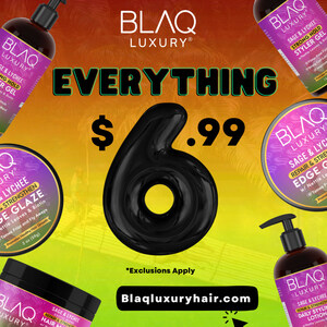 BLAQ Luxury Hair Products Announces $6.99 BLAQ Friday Sale!