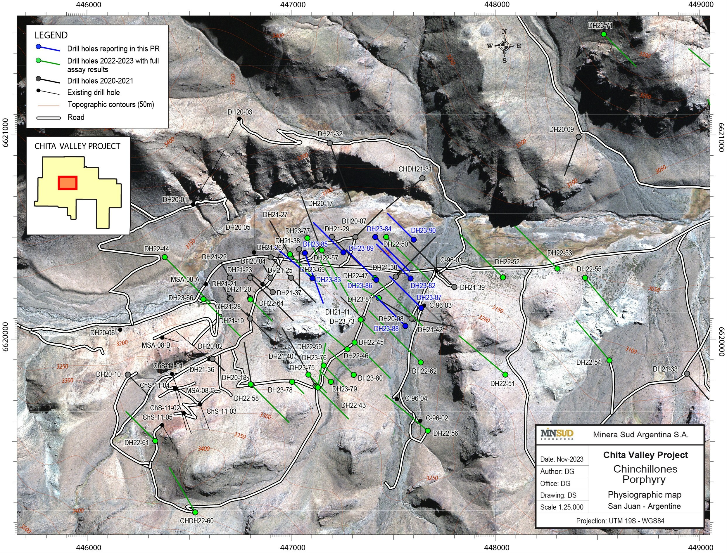 Map 1: Phase IV Drillhole Locations (CNW Group/Minsud Resources Corp.) Map 1: Phase IV Drillhole Locations (CNW Group/Minsud Resources Corp.)
