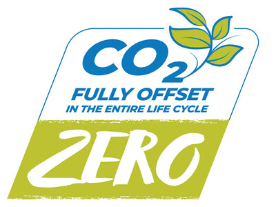CO2 full offset MAPEI logo (CNW Group/MAPEI Inc.)