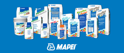 Famille de produits MAPEI entirement compens de CO2 (Groupe CNW/MAPEI Inc.)
