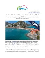 Divi Resorts Cyber Sale Press Release