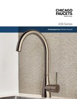 See the product information with options and finishes for the  Chicago Faucets 436 Series High Arc Faucets.