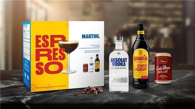 ESPRESSO MARTINIS ARE TIMELESS WITH ABSOLUT AND KAHLUA’S NEW COCKTAIL KIT! (CNW Group/Corby Spirit and Wine Communications)