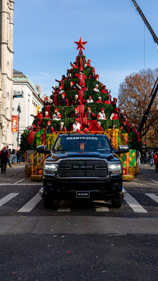 Scenes from the iconic 2021 Macy's Thanksgiving Parade as Ram Trucks tow the amazing floats down the streets of down the streets of Manhattan.
(Photo credit: Ram brand)