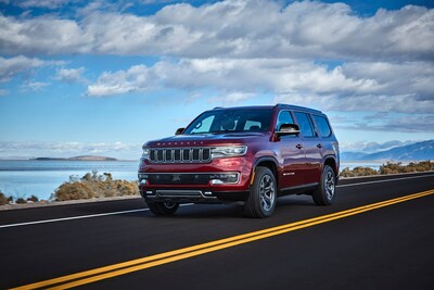 Wagoneer best again for residual value among large SUVs. (Photo credit: Jeep® brand)