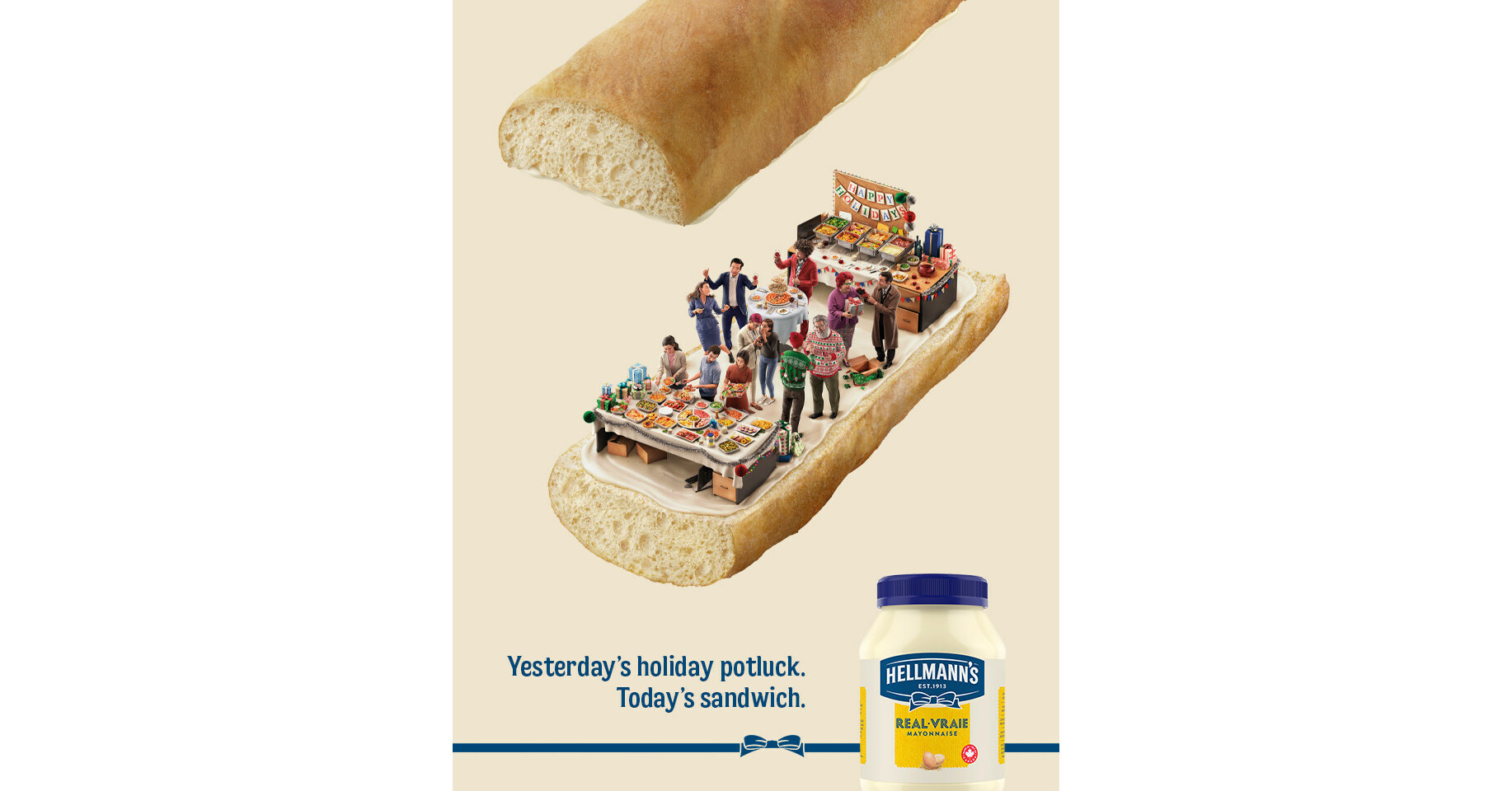 Hellmann's Shows How Fighting Holiday Food Waste is as Simple as Putting  Leftovers 'Between 2 Slices' and Adding Some Mayo