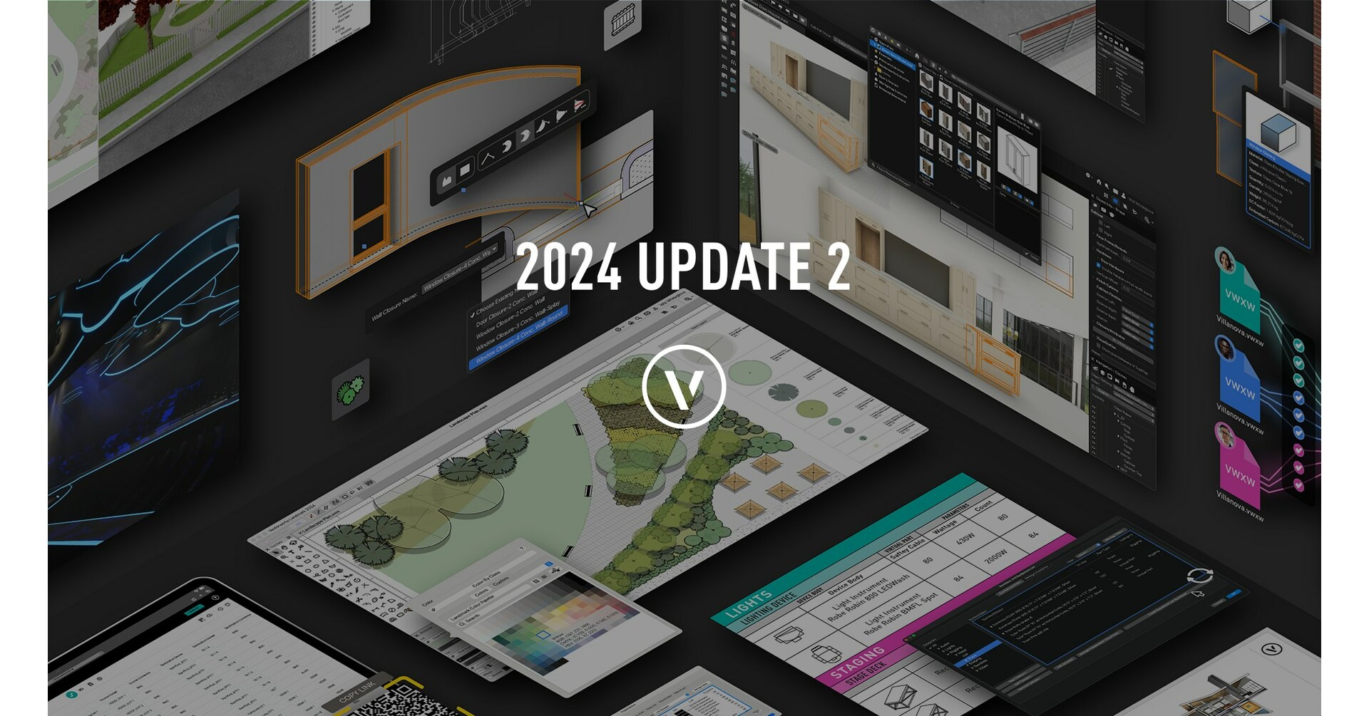 Vectorworks 2024 Update 2 Now Available to all Designers