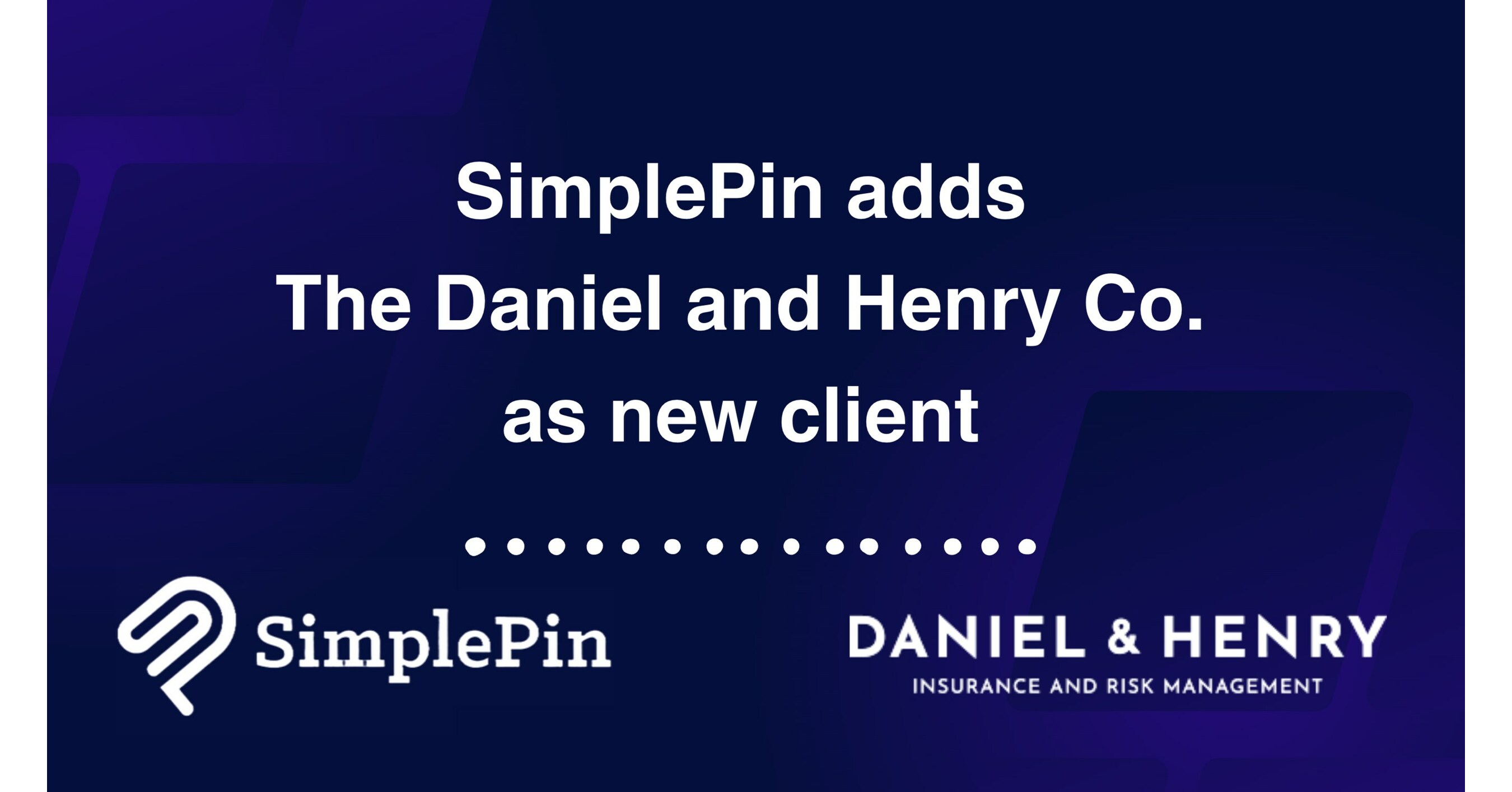 SimplePin has been chosen by The Daniel and Henry Co. to improve