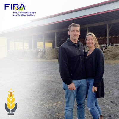 M. Francis Rodrigue remporte la bourse du FIRA au concours 2023 Tournez-vous vers l'excellence! (Groupe CNW/La Financire agricole du Qubec)