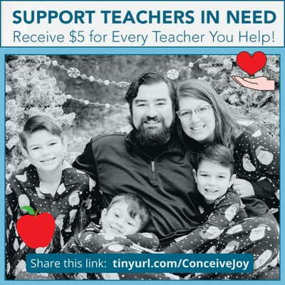 ConceiveAbilities, a full-service egg donor and surrogacy foundation, is proud to support early childhood teachers so they can focus on what matters most: their students.
