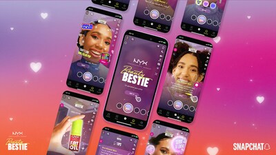 Live now on Snapchat, Beauty Bestie is a new virtual makeup experience from NYX Professional Makeup that uses AR, AI, and gesture control to allow users to try on recommended makeup looks.