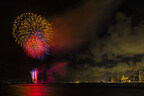 The dazzling blooms of the Nagaoka Fireworks Show are seen throughout the Waikiki shoreline and surrounding Honolulu neighborhoods.