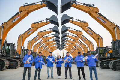 XCMG Excavator demonstra compromisso com serviços de alto valor e fabricação inteligente no "Apprentice Experience Day" (PRNewsfoto/XCMG Excavator)