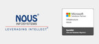 Nous Infosystems Attains Microsoft Advanced Specialization in Infrastructure and Database Migration