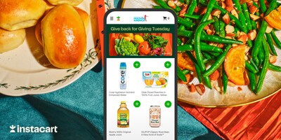 Instacart joins forces with mission-aligned CPG partners for its third annual Giving Tuesday campaign