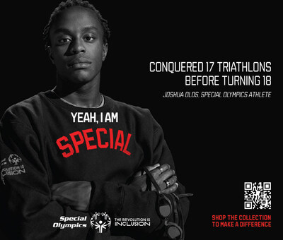 Joshua Olds is the face of the new Special Olympics "Yeah, I am Special" campaign.