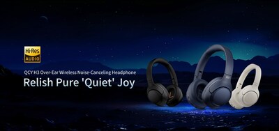 QCY H3 Over-Ear Wireless Noise-Canceling Headphone
