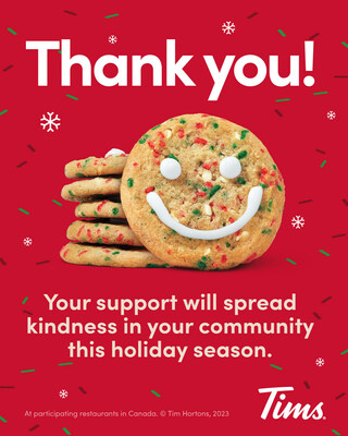 Tim Hortons Smile Cookies Raise $89,614 for Community Living