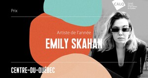 Emily Skahan, alias Georgette, reçoit le Prix du CALQ - Artiste de l'année au Centre-du-Québec