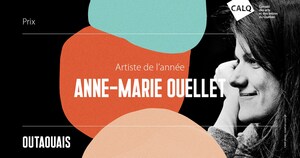 Anne-Marie Ouellet reçoit le Prix du CALQ - Artiste de l'année en Outaouais
