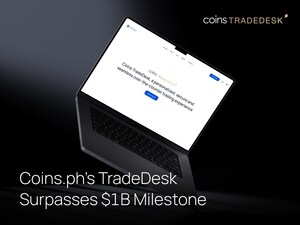 Coins.ph's TradeDesk Surpasses $1B Milestone in 2023