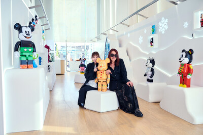 Tatsuhiko Akashi, the CEO of MEDICOM TOY, brings nearly 40 popular Disney-themed BE@RBRICKs to the “Gallery by the Harbour”. (PRNewsfoto/Harbour City Estates Limited)