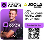 JOOLA Partners with My Pickleball Coach App. Every JOOLA Paddle comes with a World-Class Coach