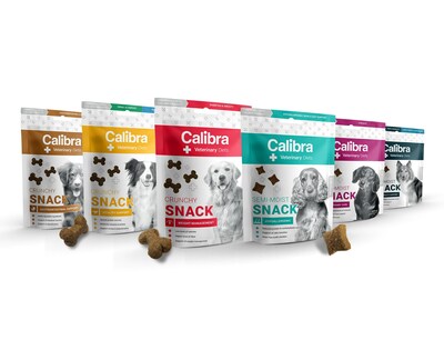 Calibra Veterinary Diets Snacks now available in the EU.