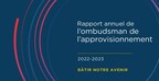 L'ombud de l'approvisionnement publie son rapport annuel pour 2022-2023