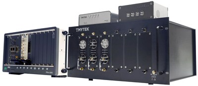 TMYTEK Unveils Wideband FR2/FR3 Testing Solution for Mass Production of mmWave Chipsets, Modules, and Devices at MWE 2023, Unleashing Enhanced Production and Testing Flexibility for 5G/6G, Satcom and Radar Sensing. TMYTEK frequency converter UD Box 5G and UD Box 0630 with Matrix Switch, enabling NI PXIe from sub-6GHz to FR2/FR3.