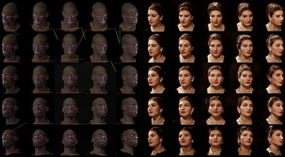 XReco - Turning head poses of a virtual stand-in into Maria Callas multi-view images using Stable Diffusion