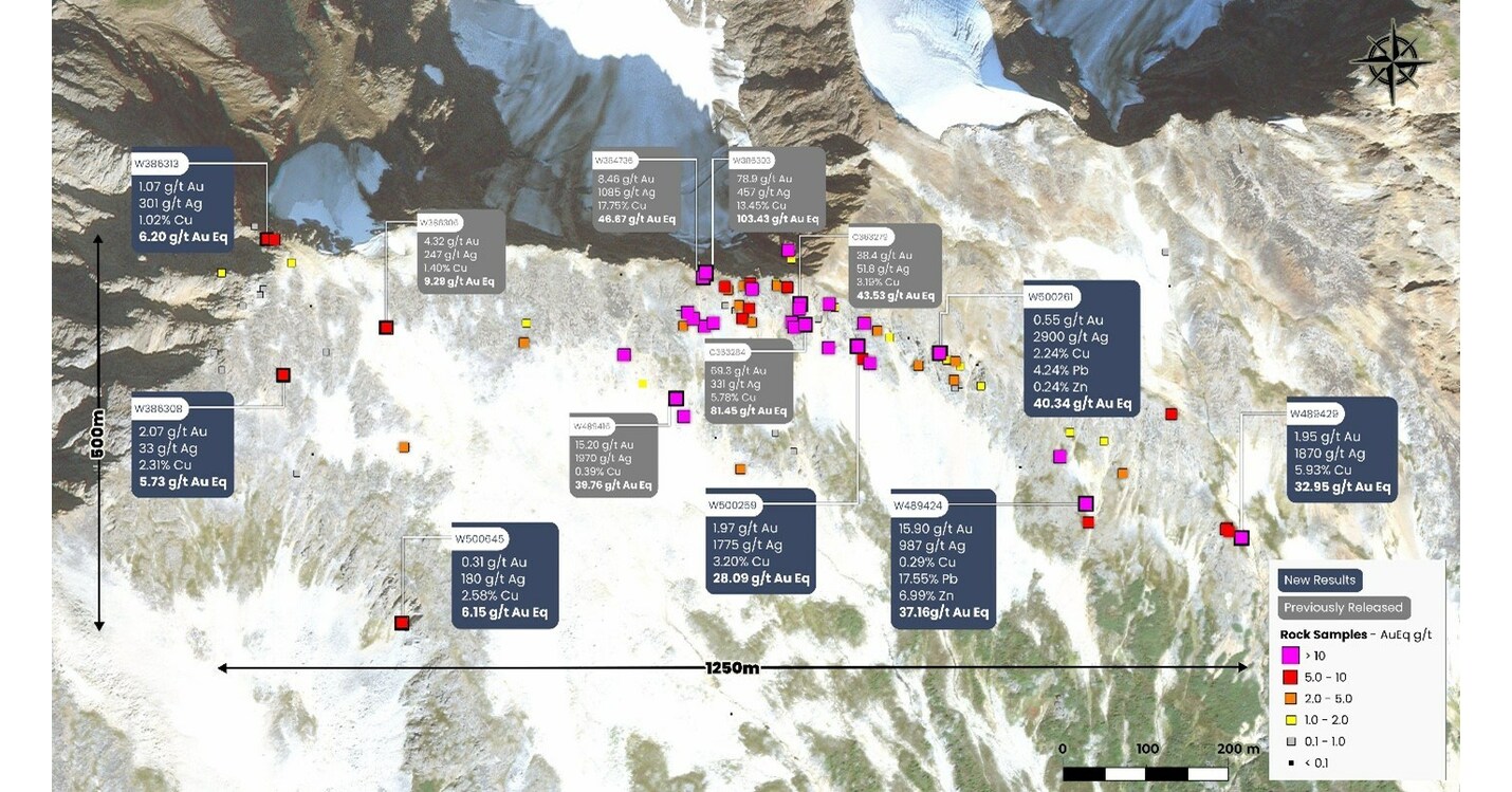 PROSPECT RIDGE RESOURCES CONTINUES TO EXTEND THE COPPER RIDGE MINERALIZED ZONE OVER 1,250 METRES