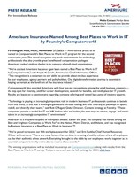 Amerisure Best Place to Work in IT - Press Release
