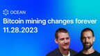 Jack Dorsey Leads Seed Round in Support of OCEAN'S Mission to Decentralize Bitcoin Mining Globally - Announces Launch at Future of Bitcoin Mining Conference